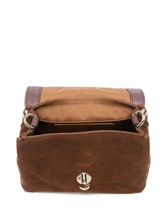 Zanellato Postina Zashmere Suede Top Handle Bag - Brown