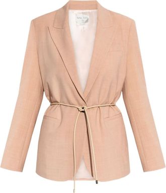 Forte_Forte Giacca con nodo in vita - Toni neutri