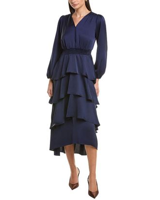 Anne Klein Tiered Midi Dress
