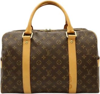 Louis Vuitton Pre-owned Canvas Reistas - Dames - Vintage Weekendtas - Bruin - ONE Size - Vintage