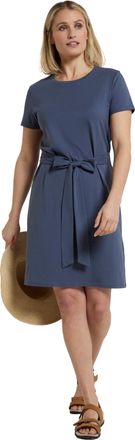 Mountain Warehouse Paros Womens T-Shirt Dress Blue 16