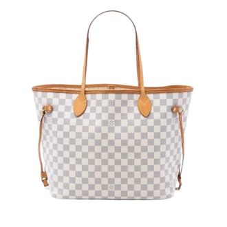 Louis Vuitton Pre-owned Tote Bags, unisex, White, Size: ONE SIZE Pre-owned Neverfull MM