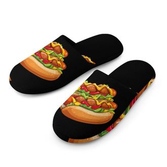 Generic Hot Dog Hotdog Meatbal Buns Mens House Slippers Slip Indoor Slipper On Shoes Warm Outdoor