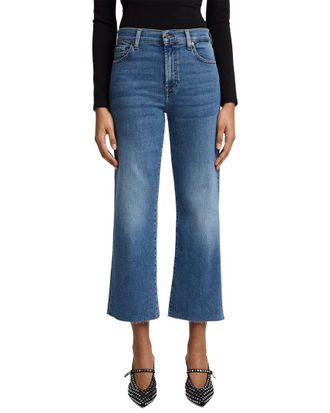 7 For All Mankind Cropped Alexa Clara Ankle Crop Jean