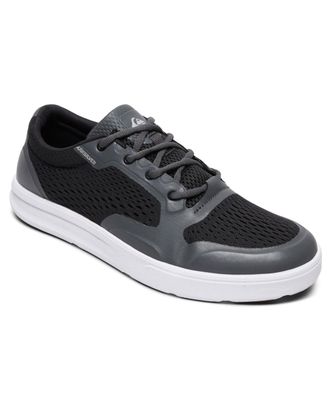 Quiksilver Sneaker QUIKSILVER Amphibian Plus, Herren, Gr. 10 (43), schwarz (schwarz, grau, wei&szlig;), Obermaterial:Obermaterial: Textil / Futter: Textil / Aussensohl
