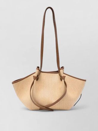 Yuzefi mochi suede tote bag structured shape