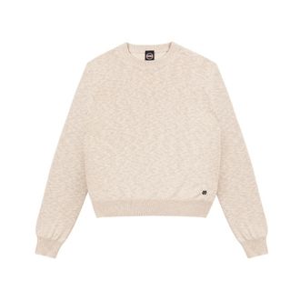 Colmar Rondgebreide Trui - Dames - Ronde hals truien - Beige - M - Truien & Vesten
