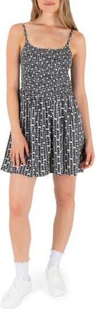 Hurley Daisy Trellis Sleeveless Minidress in Black at Nordstrom Rack, Size X-Large