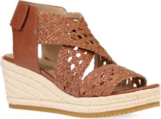 Eileen Fisher Willow Espadrille Wedge Sandal in Russet at Nordstrom Rack, Size 8.5