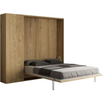 Itamoby Itamoby - Letto a scomparsa matrimoniale 160 cm con colonna Quercia kentaro