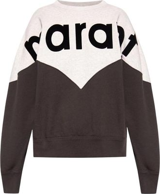 Isabel Marant Huston sweatshirt - Dames - Sweatshirts - Grijs - S - Katoen - Hoodies & sweatvesten