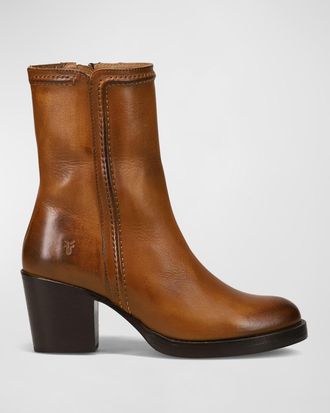 Frye Jean Calfskin Ankle Boots