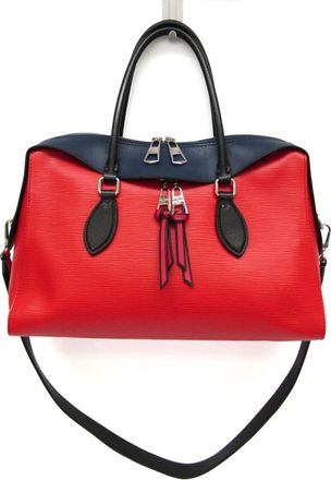 Louis Vuitton Tuileries Epi Leather Red Leather Handbag (Pre-Owned)