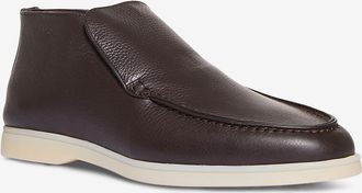 Aur&eacute;lien Ledermokassins aus gek&ouml;rntem Leder City