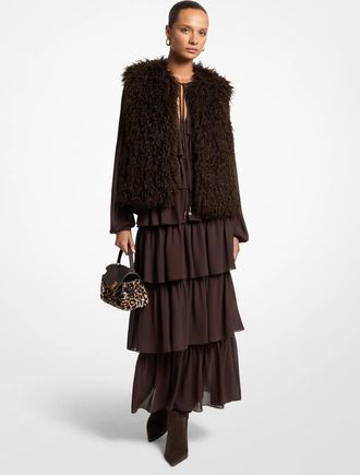 Michael Kors Faux Shearling Vest