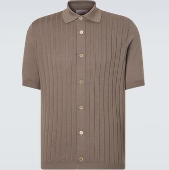 Brunello Cucinelli Cardigan in maglia di cotone a coste