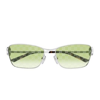 Gucci Sunglasses Gg2045 S 004 Silver/Green Women