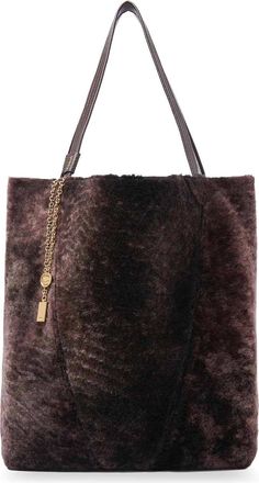 Chlo&eacute; Spin Shoulder Bag In Shearling