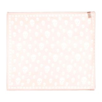 Alexander McQueen Alexander McQueen, Silky Scarves, male, Pink, Size: ONE SIZE Skull Scarf 104 x 120