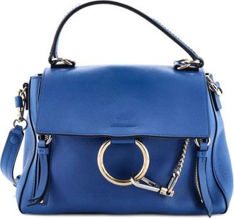 Chlo&eacute; Faye Day Bag Leather Small satchel - Blauw