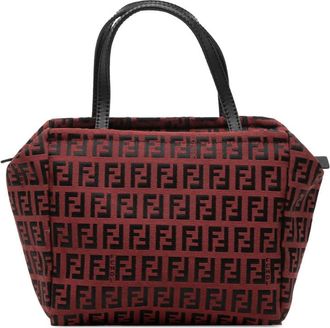 Fendi Pre-owned Fendi Mini Zucchino Canvas Handbag Ladies 49ZVM3E3GA8WVVM1