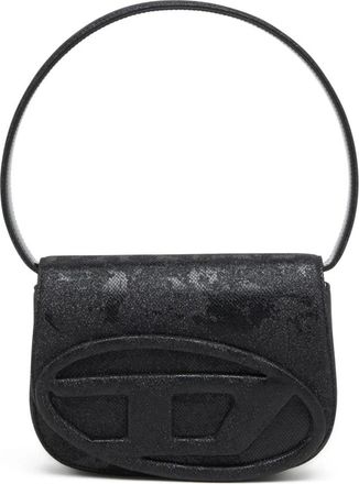 Diesel 1DR Schoudertas - Dames - Handtassen - Zwart - ONE Size - Katoen - Tassen