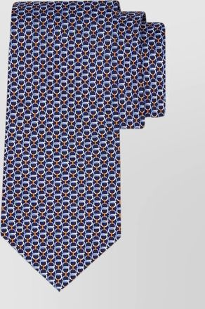 Ferragamo gancini-print silk tie
