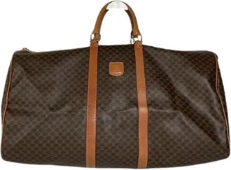 Celine Pre-owned Weekend Bags, female, Brown, Size: ONE SIZE Pre-owned Vintage Weekend Bag