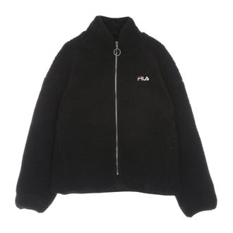 Fila Sherpa Fleece Jas Zwart Hoge Hals - Dames - Jassen - Zwart - XS - Polyester - Jassen