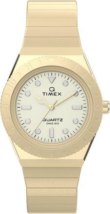 Timex Q Timex Mini 30mm Stainless Steel Expansion Band Watch in Gold-Tone at Nordstrom