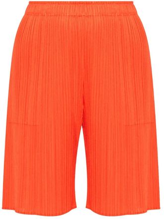 Pleats Please Issey Miyake Shorts Miyake pliss&eacute; - Arancione