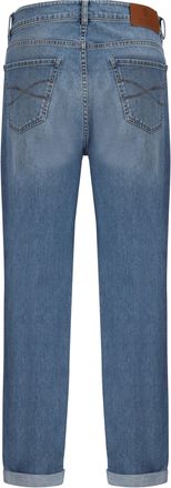 Brunello Cucinelli Mens Straight Jeans Recupero Capi Cotton; Elastane