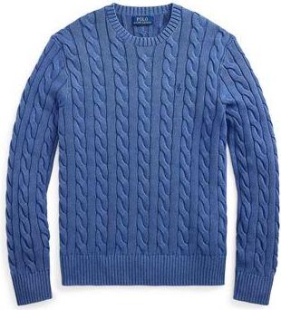 Ralph Lauren CABLE-KNIT GARMENT-DYED COTTON SWEATER