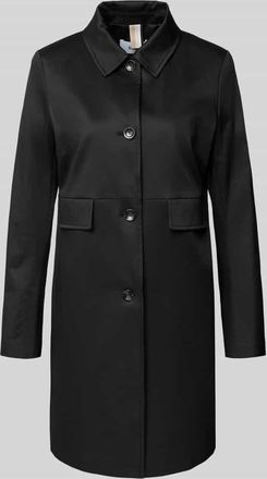 Cinque Regular Fit Mantel mit Umlegekragen Modell Mina in Black, Gr&ouml;&szlig;e 34