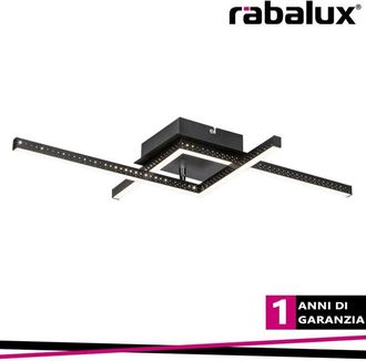 Rabalux CASIMIR IND. CEIL. 23W BLACK 4000K L62,5 - Luce NATURALE
