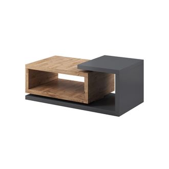 Petits Meubles Mesa de centro paneles de aglomerado madera y gris