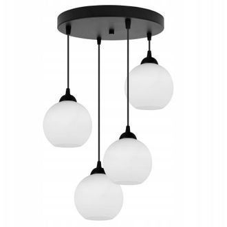 OEM L&aacute;mpara Colgante Cl&aacute;sica De Metal Con Pantalla De Cristal