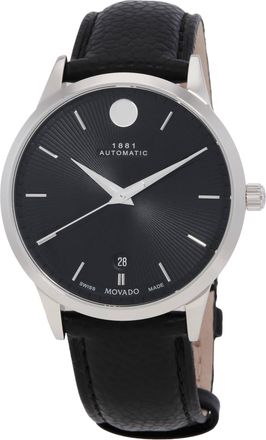 Movado 1881 Automatic Black Dial Unisex Watch 0607612