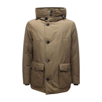 Woolrich Arctische Anorakjas in Groen - Heren - Jassen - Groen - Maat: S Katoen