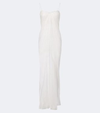 Maria Lucia Hohan Bridal Victoria silk muslin bustier gown