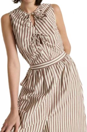 Nation Ltd Mimmi Sleeveless Top In Sable Stripe