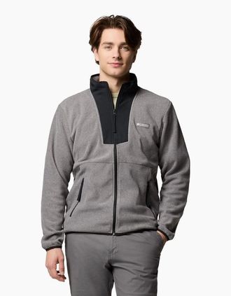 Columbia Mens Columbia Sequoia Grove Full Zip Mens Grey Fleece Jacket - Size: 40
