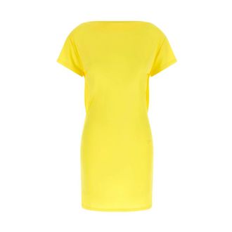Jacquemus Short Dresses, female, Yellow, Size: XS La Robe Mistral mini dress