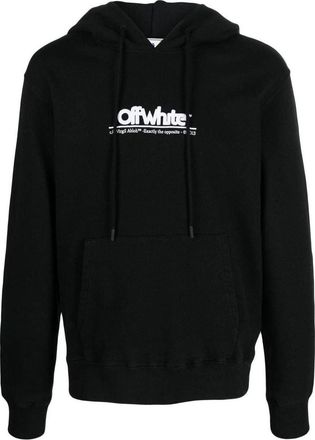 Off-white Chunky Logo Hoodie Black OMBB097S23FLE0051001