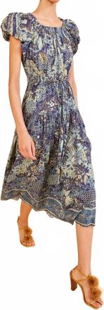 Ulla Johnson Abigail Midi Dress In Portofino