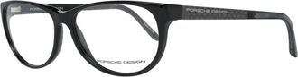 Porsche Design Zwarte Rechthoekige Optische Monturen voor Vrouwen - Dames - Brillen - Zwart - ONE Size - Accessoires