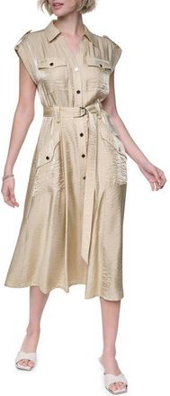 DKNY Belted Shirtdress in Mojave Desert at Nordstrom, Size X-Large
