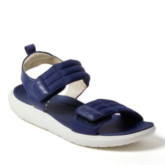 Dearfoams Womens Thea Quarter Strap Sandal