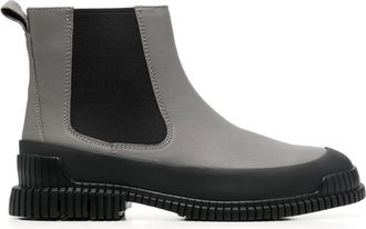 Camper Pix chelsea boots - men - Calf Leather/Recycled PET/Recycled Polyester/Polyethylene vinyl acetate (PEVA)/Nylon - 45 - Grey