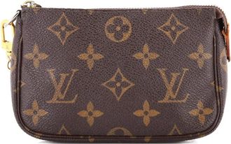 Louis Vuitton Pochette Accessoires canvas kleine clutch met monogram - Bruin
